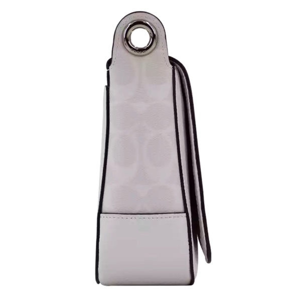 COACH MARVEL Jes Messenger Handbag With Patches - Picture 4 of 8